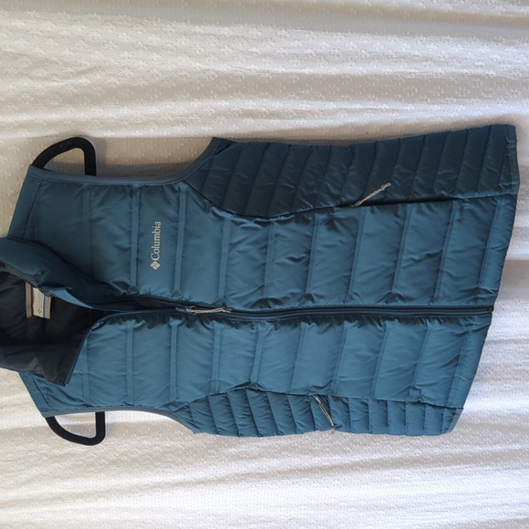 Columbia Women's Teal Down Puffer Vest, XS, Lake 22 650 D - Picture 6 of 9
